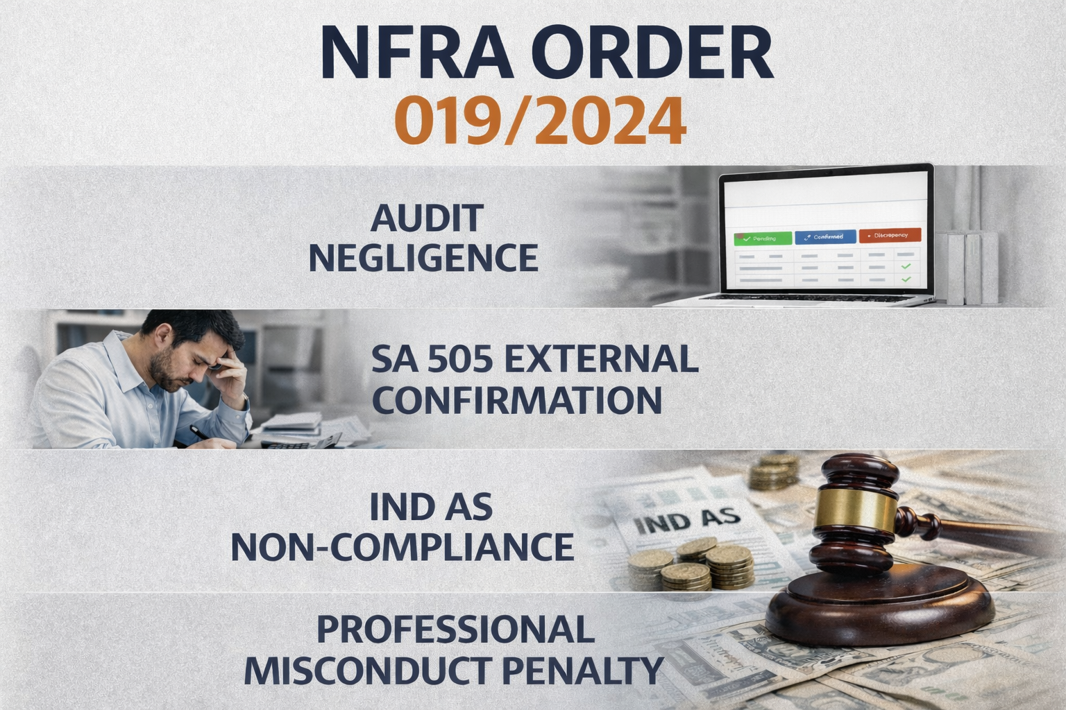 🚨 NFRA Penalizes Audit Firm & Engagement Partner for Gross Audit Lapses