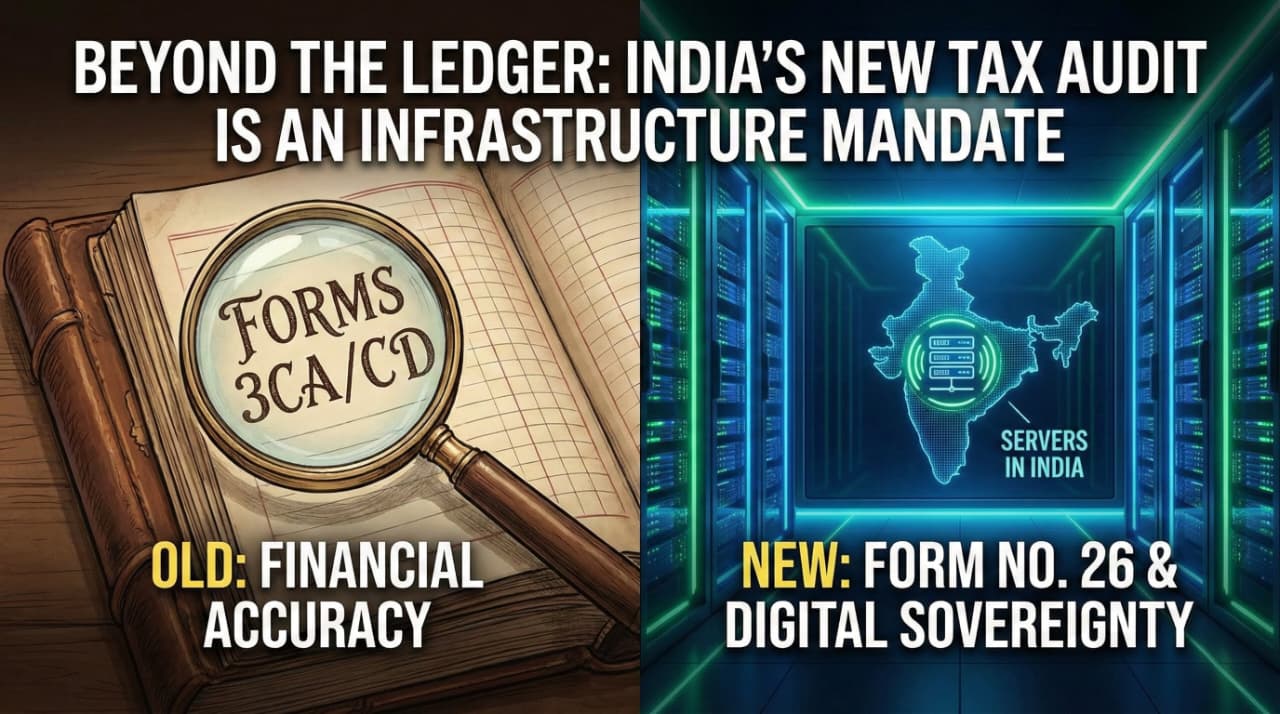 Beyond the Ledger: India’s New Tax Audit is an Infrastructure Mandate