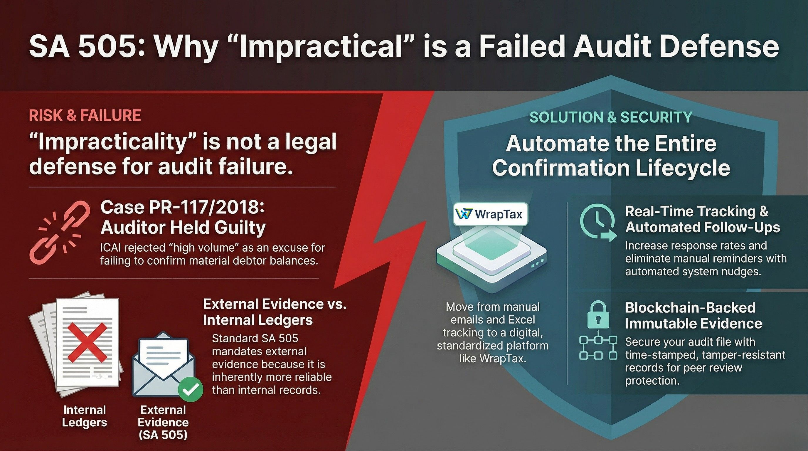 ICAI Disciplinary Case PR-117/2018: Why 'Impractical' Is Not a Valid Defense Under SA 505